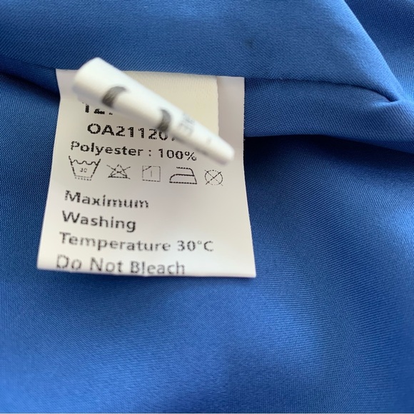 Commense Blue and White Maxi Sundress Size Small - Picture 11 of 11